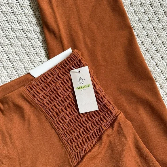 Offline by Aerie Rust Leggings - Picture 1 of 7